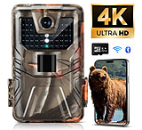 Image of Huntsen Trail Camera with Night Vision - 4K 48MP Wifi Bluetooth 561BD6F4