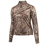 Image of Huntworth Dorado Light Weight Hiddn Pique Knit 1/4 Zip Pullover - Women's