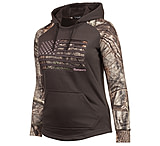 Image of Huntworth Performance Fleece Hoodie Horizontal Camo Flag - Women's