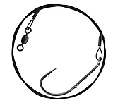 Image of Hurricane BUR1880-7/0 Bluefish Rig 18in 80# Wire Leader 7/0 Hook