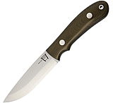 Image of Hyken Knives Bushcrafter Green Canvas Fixed Blade Knife