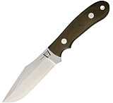 Image of Hyken Knives Harpoon Green Canvas Fixed Blade Knife