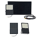 Image of Hykoont OK20B 20W 144WH Solar Flood Light with 12ft Rubber Cable,5 Years Life Span LifePO4 Battery 5BE1E680