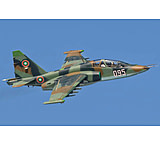 Image of iCanvas A Bulgarian Air Force Su-25 In Flight Over Bulgaria by Stocktrek Images - Canvas Print