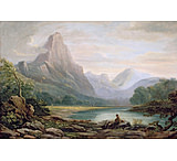 Image of iCanvas A Welsh Valley, 1819 By John Varley Canvas Print