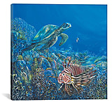 Image of iCanvas Blue by Piero Manrique Canvas Print