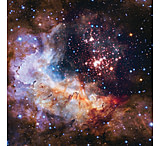 Image of iCanvas Celestial Fireworks, Westurland 2 (Hubble Space Telescope 25 by NASA - Canvas Print