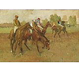 Image of iCanvas Avant La Course 1882-1888 by Edgar Degas Canvas Print