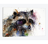Image of iCanvas Raccoon by Dean Crouser Canvas Print