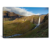 Image of iCanvas Grundarfoss, Grundarfjordur, Snaefellsnes Peninsula, Vesturland, Iceland by Gareth McCormack Canvas Print