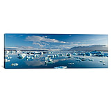 Image of iCanvas Icebergs I, Jokulsarlon Glacier Lake, Vatnajokull National Park, Sudurland, Iceland by Gareth McCormack Canvas Print