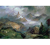 Image of iCanvas Index Peak, Yellowstone National Park, 1914 By Thomas Moran Canvas Print