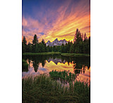 Image of iCanvas Last Rays Over The Grand Tetons by William Sherrell - Canvas Print