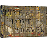 Image of iCanvas Live Love Travel Print