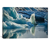 Image of iCanvas Natural Ice Sculptures, Jokulsarlon Glacier Lake, Vatnajokull National Park, Sudurland, Iceland by Gareth McCormack Canvas Print
