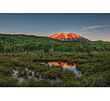 Image of iCanvas Spring Sunrise At East Beckwith Mountain by William Sherrell - Canvas Print