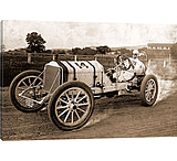 Image of iCanvas Vintage Photo Race Car Artist Canvas Print
