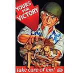 Image of iCanvas Vintage WWII Poster Of Uncle Sam Wearing A Helmet And Holdin by Stocktrek Images - Canvas Print