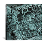 Image of iCanvas Engine Block Blueprint by Kane Canvas Print
