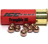 ICC Ammo 12 gauge 270 Grain Frangible 00 Buck Plastic Shotgun Buckshot Ammunition