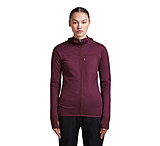 Image of Icebreaker Merino Blend 300 RealFleece Descender Long Sleeve Zip Hoodie - Women's