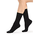 Icebreaker Lifestyle Fine Gauge Crew Socks - Women's, Black, Large/Extra Large, IB105253001LXL