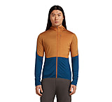 Image of Icebreaker Merino Blend 200 RealFleece Descender Long Sleeve Zip Hoodie - Men's