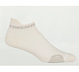 Image of Icebreaker Run Ultralite Micro Sock Clearance - Women's-White/Silver/White-Large