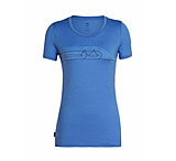 Image of Icebreaker Tech Lite Short Sleeve Low Crewe Cadence Pulse- Women's