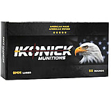 Ikonick USA 9mm Luger 147 Grain Subsonic Full Metal Jacket Round Nose Brass Cased Pistol Ammunition