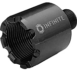 Infinite Product Solutions M24 x 1.5 - M14 x 1 LH Thread Adapter, Black, 24X15RH-14LH-BS