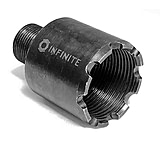 Infinite Product Solutions M26 x 1.5 LH - 5/8-24 Thread Adapter, Black, 2615LH-5824-BS