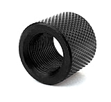 Infinite Product Solutions RIfle Knurled Thread Protector, Black, M14 x 1 LH, 14LH-TP-K-BS