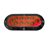 Image of Innovative Lighting Oval 6" LED Stop/Turn/Tail Light Chrome Trim