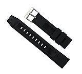 Image of Isobrite Black Rubber Watch Band