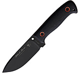 Image of J&amp;V Adventure Knives Black Bear Black 4.25in Fixed Blade Knife