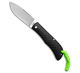 Image of Jack Wolf Knives Timber Jack Slip Joint Knife Black Cross Hatch G10 3.6 Satin 8A28F5E2