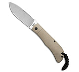 Image of Jack Wolf Knives Timber Jack Slip Joint Knife FDE Cross Hatch G-10 3.6 Satin 530EB6EF