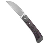 Image of Jack Wolf Knives Jack Wolf Diamondback Jack Frame Lock Knife FatCarbon Purple Haze 3.4 Satin 2171742B