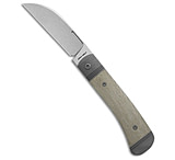 Image of Jack Wolf Knives Jack Wolf Diamondback Jack Frame Lock Knife Green Linen Micarta 3.4 SW 2BD1FA17