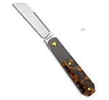 Image of Jack Wolf Knives After Hours Jack Frame Lock Knife Tortoise 3.15 Satin 9799B9CC