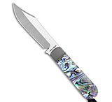 Image of Jack Wolf Knives Backwoods FIXedc Fixed Blade Knife Abalone 3 Satin 9223C782