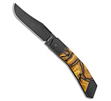 Image of Jack Wolf Knives Bionic Jack Knife Liquid Gold Kirinite 3.25 Black SW 84374CBD