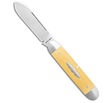 Image of Jack Wolf Knives Equal End Knife Knife Antique Ivory Paper Micarta 2.75 Satin 71ED389E