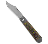 Image of Jack Wolf Knives Little Bro Jack Slip Joint Knife Flo Party CamoCarbon B047E685