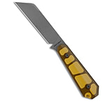 Image of Jack Wolf Knives Midnight FIXedc Fixed Blade Knife Ultem 3 BB + SW 3FF34BB5