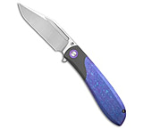 Image of Jack Wolf Knives Scuffle Frame Lock Knife Crystalized Brurple Ti 3.5 Satin 38DC9E70