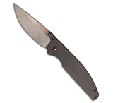 Image of Jack Wolf Knives Tango Frame Lock Knife Sunburst Titanium 3 Belt Satin 6EBA4419