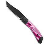 Image of Jack Wolf Knives Jack Wolf Mini Cyborg Jack Slip Joint Knife Cosmic Pink Kirinite 2.6 Black A8042F5E