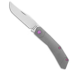 Image of Jack Wolf Knives Jack Wolf Mini Cyborg Jack Slip Joint Knife Ti/Pink Hardware 2.6 Hand Satin 1F19EE5A